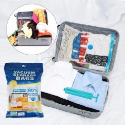 Alternative view of Homigo Vacuum  Space Saver Storage Bags for Clothes with Hand Pump